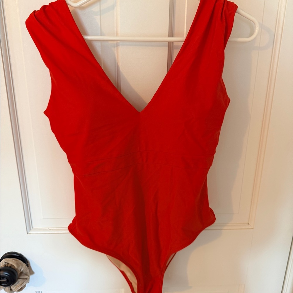 Summersalt Vibrant Red One-Piece Swimsuit